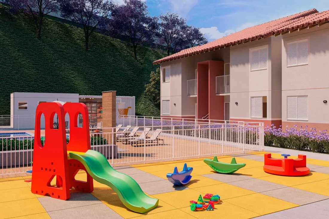 Piscina e playground